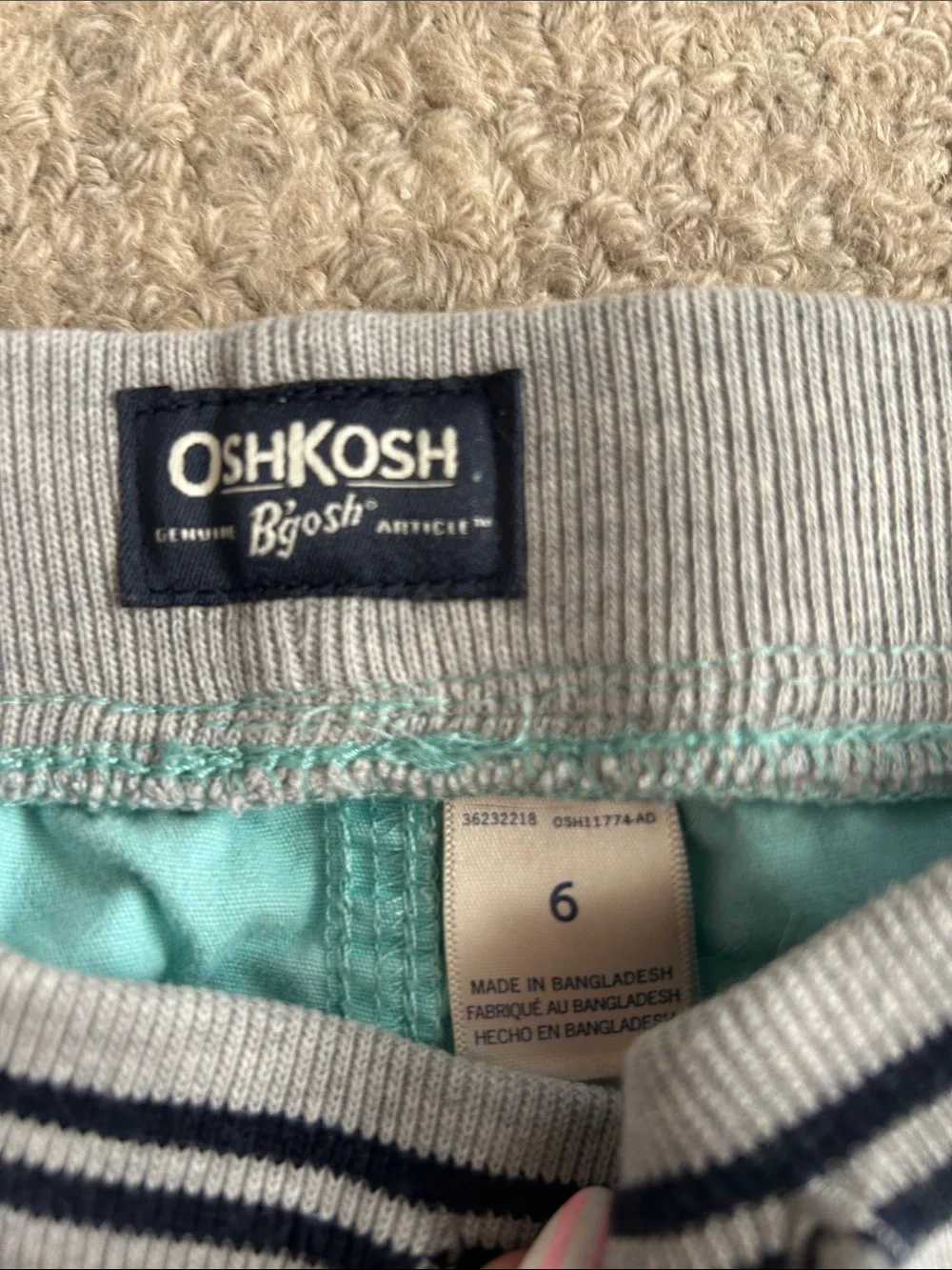 OshKosh Bgosh light mint
